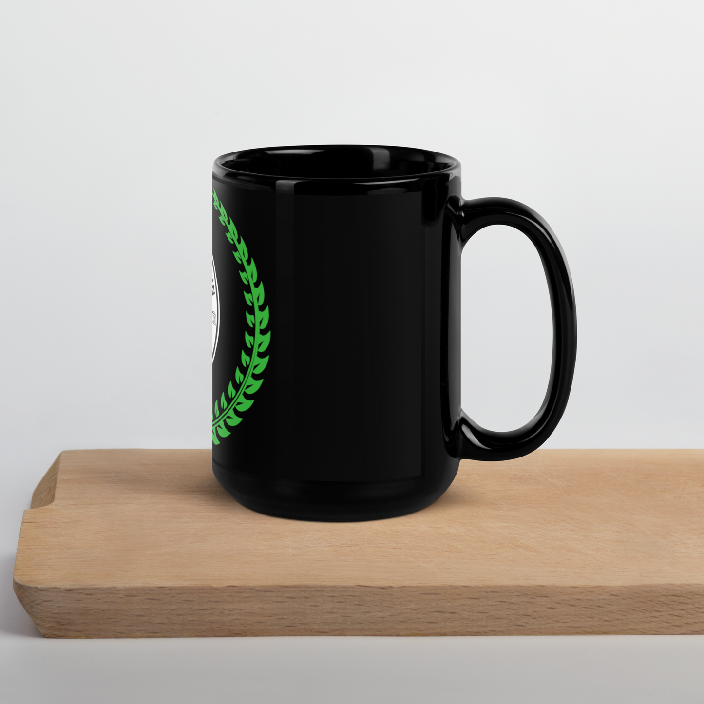 Miles Coaltrain MediaARTS University Black Glossy Mug