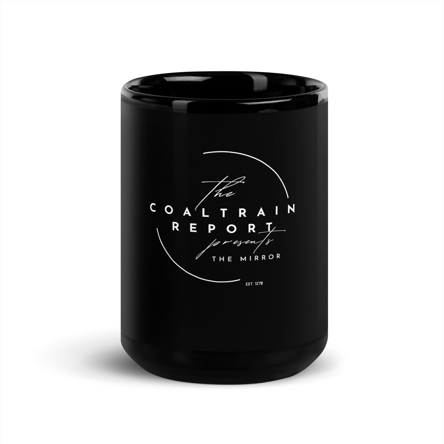 The Coaltrain Report Black Glossy Mug