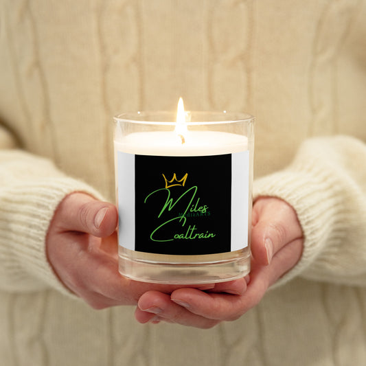 Miles Coaltrain MediaARTS Glass jar soy wax candle